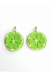  Leather Lime Earrings