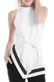  Unbalanced Hem/sleeve Top