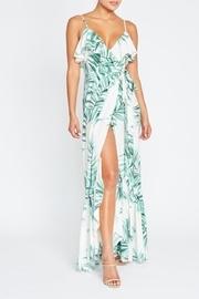  Palm Leaves Wrap-dress