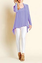 Lavendar Cardigan Set