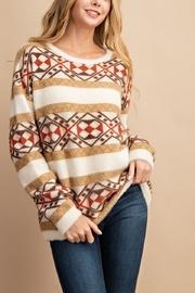 Aztec Multi Print Sweater