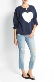  Heart Zipper Sweatshirt
