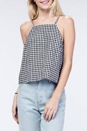  Gingham Halter Tank