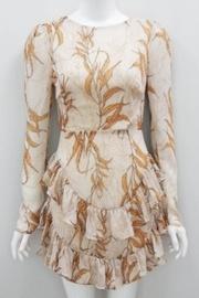 Open-back Leaves Dress