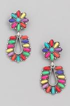  Rainbow Floral Earrings