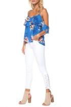  Open Ruffle Top