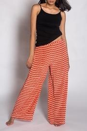  Silk Peach Palazzo Pant