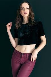 Rehab Velvet Crop Top