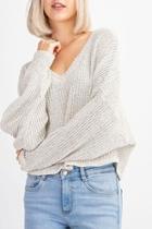  Light V-neck Sweater