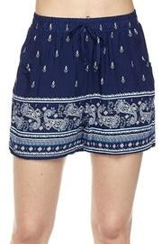  Printed Border Shorts