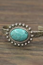  Oval Turquoise Cuff