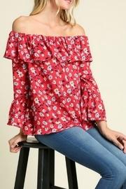  Dark Floral Blouse
