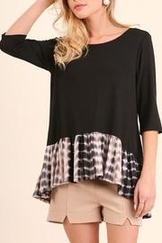  Black Sleeve Tunic Top