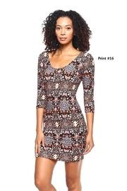 Fall 3/4-sleeve Dress
