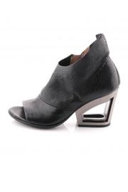  Metal Heel Bootie