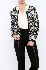 Ivory Zip Cardigan