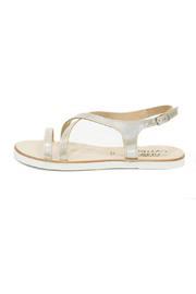  Metallic Strappy Sandal