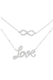  Diamond Infinite-love Necklace