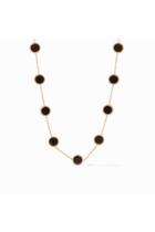  Coin Demi Station Necklace-black Onyx