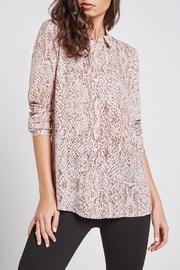  Snake Print Button Up