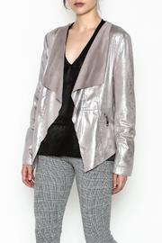  Metallic Leather Jacket