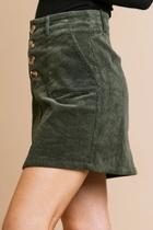  Button Babe Skirt