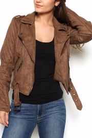  Mocha Biker Jacket