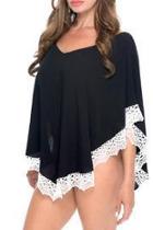  Lace Poncho Cover Up