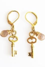  Key Pink-crystal Earrings
