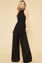  Black Jumpsuit W/belt