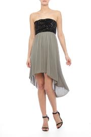  Sequin Bodice Dress