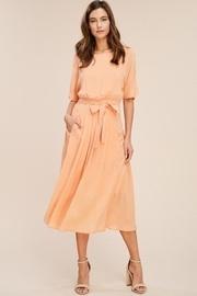 Melon Midi Dress