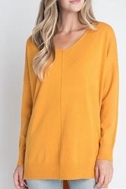  Mustard-yellow Soft Sweater