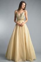  A-line Evening Gown