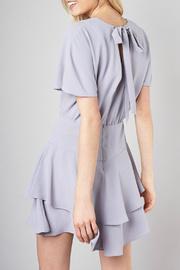  Ribbon Tie Fit And Flare Dress