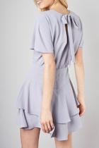  Ribbon Tie Fit And Flare Dress
