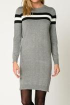  Color Block Sweater-dress