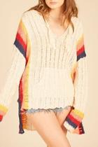  Baja Retro-stripe Sweater