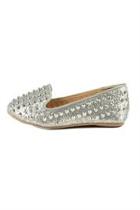  Silver Stud Flat
