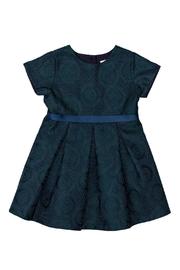 Green Embossed Dress.