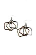  Devi Three-tone Earrings