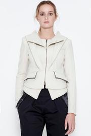  Hooded Wool Jacket