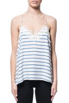  Racerback Striped Camisole