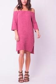  Pink Offshoulder Dress