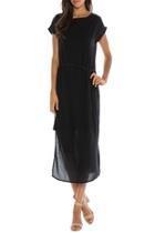  Belted Layered Dress