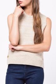  Side Button Down Sweater