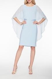  Rhinestone Cape Dress