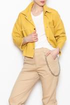  Yellow Denim Jacket