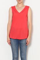  V-neck Bias Tank