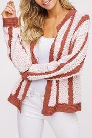  Chunky Striped Cardigan